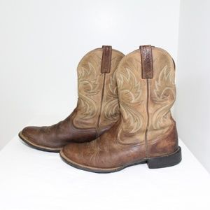 Ariat Men's Cowboy Boots Western Leather Brown 12D